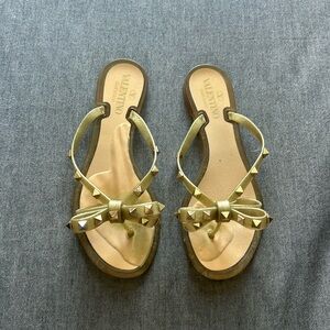 Gold Valentino Sandals